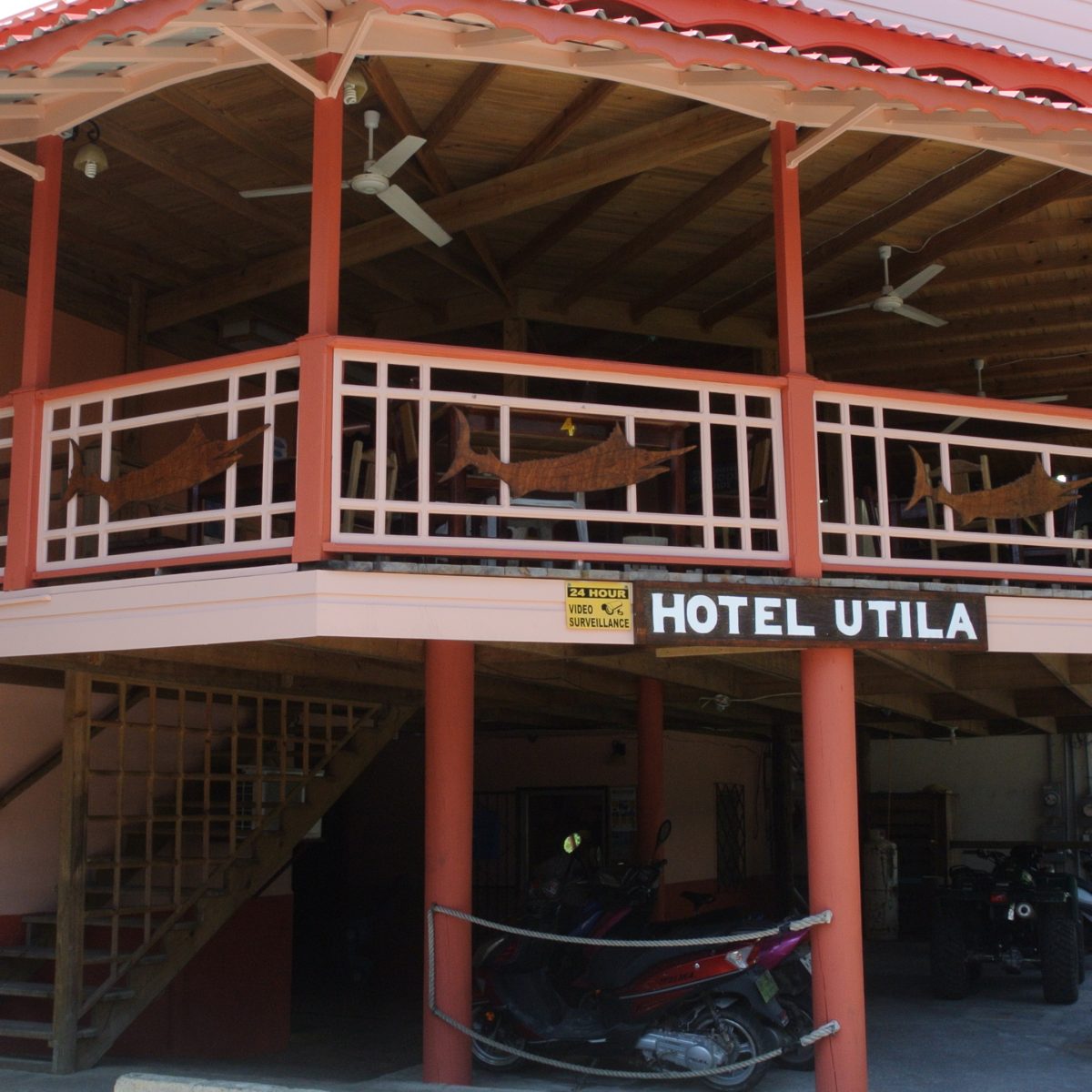 Caribbean Cafe Utila Restaurant-Typical Island Food